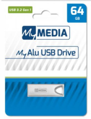 USB k���, 64GB,  USB 3.2 Gen1, hlin�kov� kryt, MYMEDIA "Alu" (by VERBATIM)