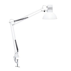 Stolov lampa, energeticky sporn, s klipom, MAUL "Study", biela