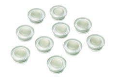 Magnetky, siln, 10 ks, pre tabule "Diamond", NOBO, biele